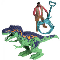 Игровой набор Chap Mei Аллозавр и охотник со снаряжением 542015-1