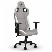 Кресло игровое Corsair Gaming T3 RUSH Gray/White (CF-9010030-WW)
