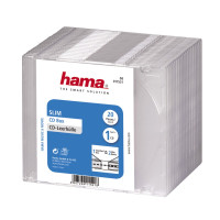 Коробка Hama на 1CD/DVD H-11521 Slim Box прозрачный
