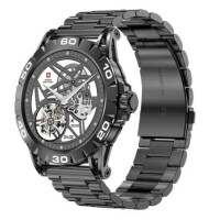 Умные часы Swiss Military Dom 2 темно-серый со стальным браслетом