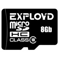 Карта памяти Exployd MicroSDHC 8GB Class10