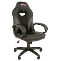 Кресло офисное Brabix Accent GM-161 черный/серый (532576)