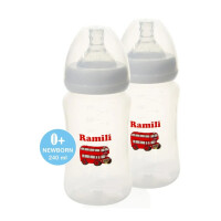 Набор бутылочек Ramili Baby 240 мл. x2 0+