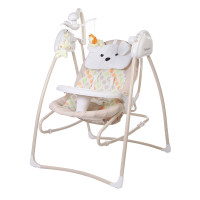 Кресло-качалка Baby Care Butterfly SW110 2-IN-1 (бежевый)