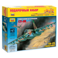 Сборная модель Zvezda Советский штурмовик Су-25 (7227PN) 1:72