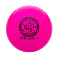 Мяч для художественной гимнастики TA Sport RGB-102 19 розовый