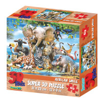 Пазл Prime 3D Веселая Африка 13583