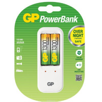 Аккумулятор+зарядное устройство GP PB410GS130-2CR2
