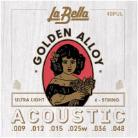 Струны для акустической гитары La Bella 40PUL