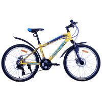Велосипед Pioneer Samurai T14 желтый/темно-синий/синий