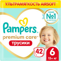 Трусики Pampers Premium Care 6 15+ кг 42 шт