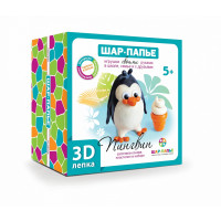 Набор для творчества Шар-Папье 3D-лепка Пингвин (В0268П)