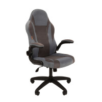 Офисное кресло Chairman game 55 голубой/серый (00-07115876)