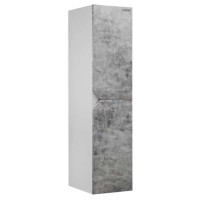 Шкаф-пенал подвесной Grossman Инлайн-35 (303505) белый/бетон