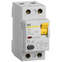Выключатель дифференциального тока IEK MDV10-2-016-010