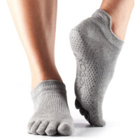 Нескользящие носки ToeSox Low Rise S Серый (S01825HTG\HG-OS-CR)