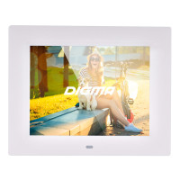Цифровая фоторамка Digma PF-833 белый