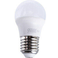 Светодиодная лампа Gauss LED Elementary Globe 6W E27 4100K 53226