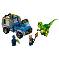 Конструктор Lego Juniors Jurassic World Грузовик спасателей для перевозки раптора 10757