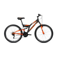 Велосипед Altair MTB FS 26 1.0 RBKN92N6P003 черный/оранжевый
