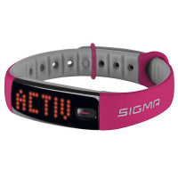 Фитнес-браслет Sigma Activo 22912 розовый/серый