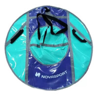 Тюбинг NovaSport CH040.110 фиолетовый/бирюзовый/фиолетовый (без камеры)