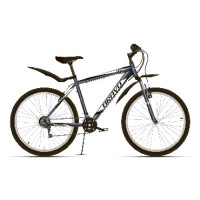 Велосипед Bravo Hit 26 D 20 (H000016619) серый/черный/бе