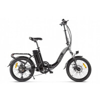 Велогибрид Volteco FLEX черный/серый