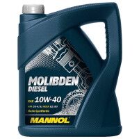 Масло полусинтетическое Mannol Molibden Diesel 10W-40 5 л