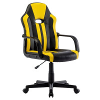 Кресло офисное Brabix Stripe GM-202 черный/желтый (532510)
