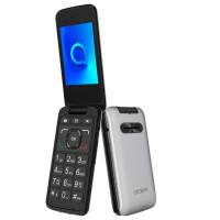 Мобильный телефон Alcatel 3025X серебристый раскладной