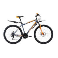 Велосипед Black One Onix 26 D серый/серый/оранжевый 18 (H000