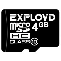 Карта памяти Exployd MicroSDHC 4GB Class10