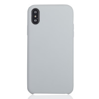 Чехол Brosco Apple iPhone Xs (IPXS-SOFTRUBBER-WHITE)