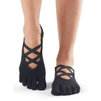 Нескользящие носки ToeSox Elle S Черный (S05825BLK\BK-OS-CR)