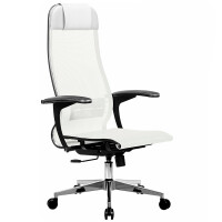 Офисное кресло Метта К-4-Т хром белый 532445