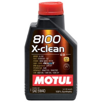 Масло синтетическое Motul 8100 X-clean 5W-40 1 л