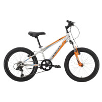 Велосипед Black One Ice 20 серебристый/оранжевый/голубой HQ-0005360