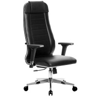 Офисное кресло Метта К-29-2D хром экокожа черный 532477