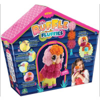 Набор для создания игрушки из помпонов Ruffle Fluffies Лама Лана HUN1819