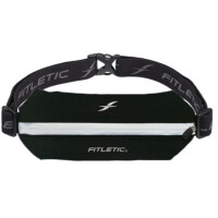Беговая сумка на пояс Fitletic Mini Sport Plus черный/светоотражающая молния