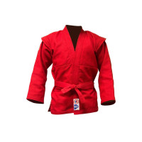 Куртка для самбо Green Hill JS-303 красный 4/170
