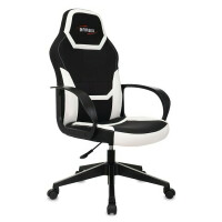Кресло офисное Brabix Alpha GM-018 черный/белый (532640)