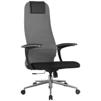 Компьютерное кресло Brabix Premium Ultimate EX-801 хром черный/серый (532918)