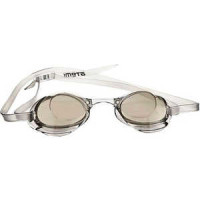 Очки для плавания Atemi R301M, старт., зеркальные, силикон, (бел
