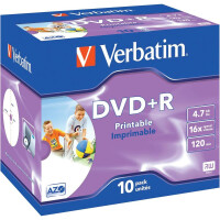 Диск DVD+R Verbatim 4.7GB 43508