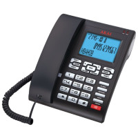 Проводной телефон Akai AT-A25 черный/серый