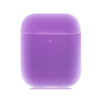 Чехол Brosco Apple AirPods AIRP-Slim-Silicon-purple