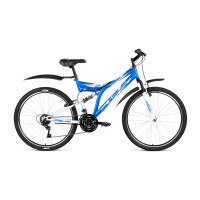 Велосипед Altair MTB FS 26 1.0 18" синий/белый