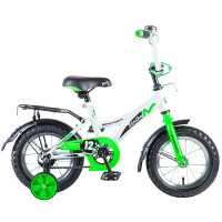 Велосипед Novatrack Strike белый/зеленый (123STRIKE.WTG8)